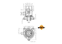 Thermostat, liqiuide de refroidissement EASY FIT
