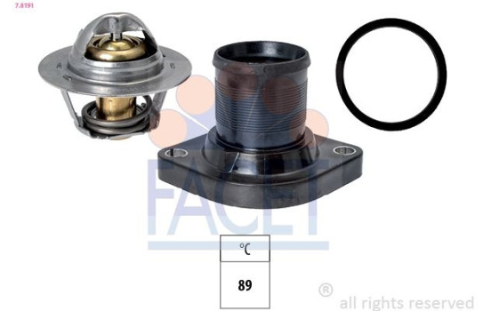 Thermostat, liqiuide de refroidissement Made in Italy - OE Equivalent 7.8191 Facet