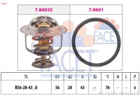 Thermostat, liqiuide de refroidissement Made in Italy - OE Equivalent 7.8403 Facet