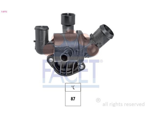 Thermostat, liqiuide de refroidissement Made in Italy - OE Equivalent 7.8772 Facet