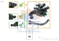 Thermostat, liqiuide de refroidissement Made in Italy - OE Equivalent 7.8866K Facet