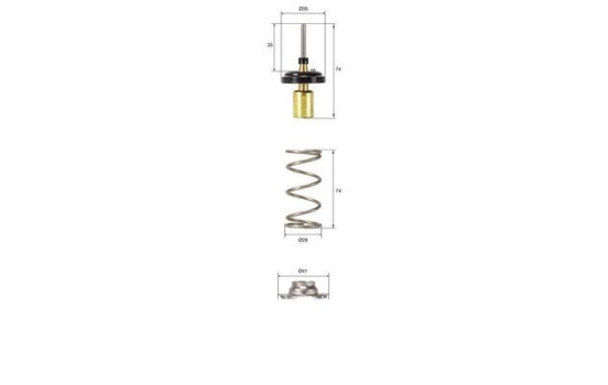 Thermostat, liquide de refroidissement