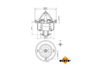 Thermostat, liquide de refroidissement