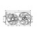 BOX + VENTILATEUR DE REFROIDISSEMENT DOUBLE 1.6 / 1.8 / 2.0 / 1.9TDi avec AIRCO 5835749 International Radiators