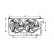 BOX + VENTILATEUR DE REFROIDISSEMENT DOUBLE 306-97 4036749 International Radiators