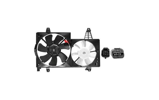 CADRE + DOUBLE VENTILATEUR DE REFROIDISSEMENT 1.9 / 2.0 T4 5940750 International Radiators, Image 2