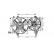 CADRE + DOUBLE VENTILATEUR DE REFROIDISSEMENT 1.9 / 2.0 T4 5940750 International Radiators