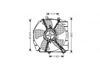 CHÂSSIS + VENTILATEUR 323 95&GT; 98 2720747 International Radiators
