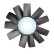 Pale de ventilateur, ventilateur de condenseur pour climatisation BSG 30-515-003, Vignette 2
