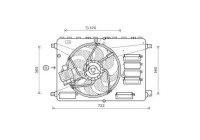 Roue de ventilateur de refroidissement DIEDERICHS Climat DCL1125