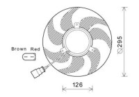 Roue de ventilateur de refroidissement DIEDERICHS Climat DCL1243