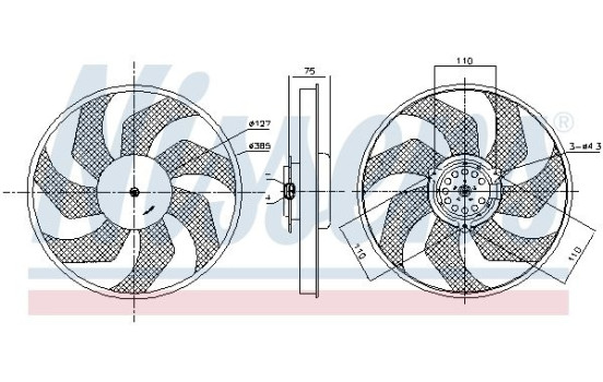 Roue de ventilateur de refroidissement RT7686 Ava Quality Cooling