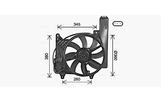 Roue de ventilateur de refroidissement