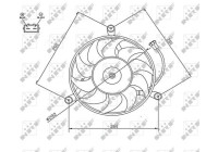 Roue du ventilateur de refroidissement 47745 NRF