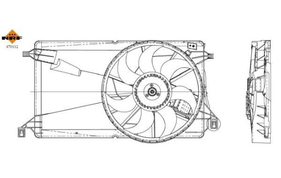 ventilateur de refroidissement 470112 NRF