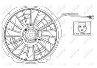 ventilateur de refroidissement 47025 NRF