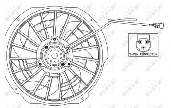 ventilateur de refroidissement 47025 NRF, Image 4