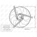 ventilateur de refroidissement 47057 NRF