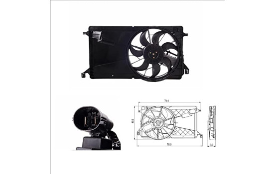 ventilateur de refroidissement 47291 NRF
