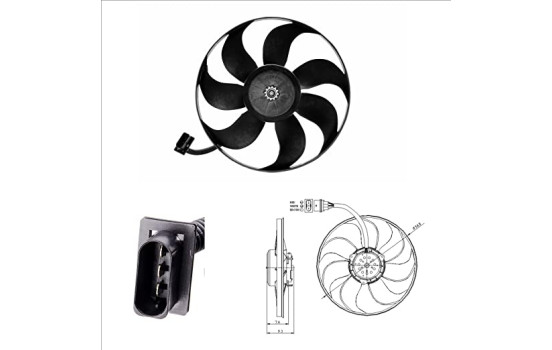 ventilateur de refroidissement 47393 NRF
