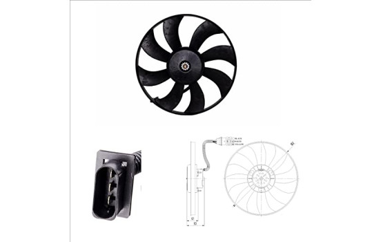 ventilateur de refroidissement 47410 NRF
