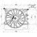 ventilateur de refroidissement 47462 NRF