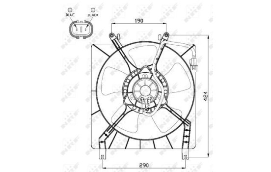 ventilateur de refroidissement 47492 NRF, Image 3