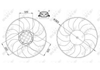 ventilateur de refroidissement 47666 NRF