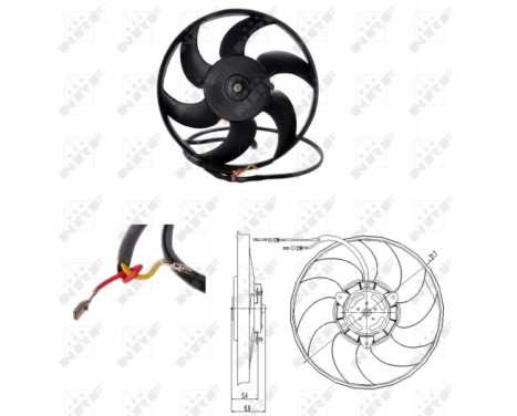 ventilateur de refroidissement 47691 NRF
