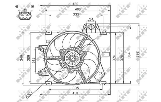 ventilateur de refroidissement 47750 NRF, Image 2