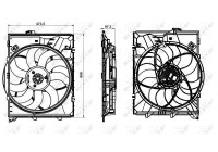 ventilateur de refroidissement 47863 NRF