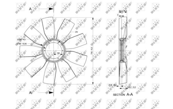 ventilateur de refroidissement 49814 NRF, Image 2
