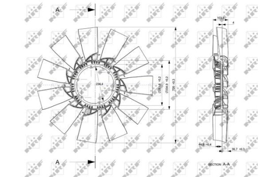 ventilateur de refroidissement 49824 NRF, Image 2