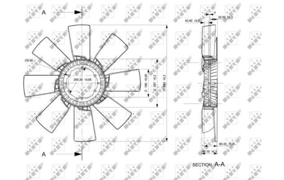 ventilateur de refroidissement 49835 NRF