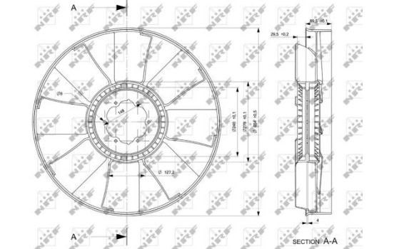 ventilateur de refroidissement 49840 NRF, Image 2