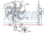 ventilateur de refroidissement 850074 Nissens