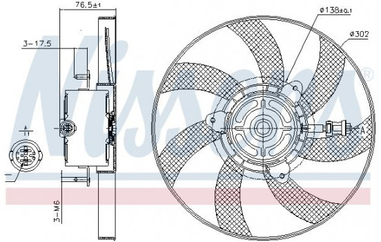 ventilateur de refroidissement 85716 Nissens, Image 6