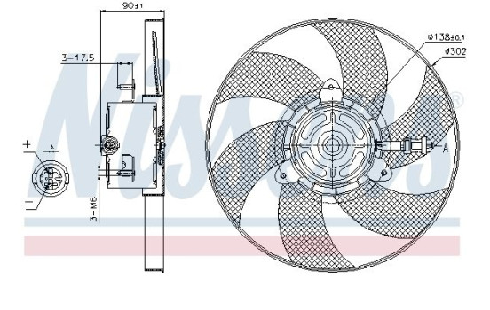 ventilateur de refroidissement 85719 Nissens, Image 6