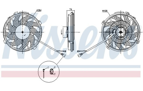 ventilateur de refroidissement 85753 Nissens, Image 6