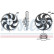 ventilateur de refroidissement 85879 Nissens, Vignette 6