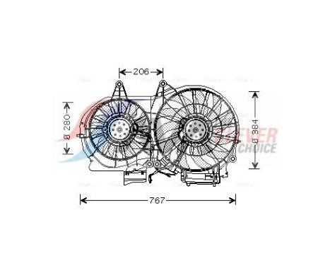 ventilateur de refroidissement AI7506 Ava Quality Cooling