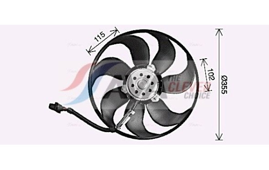 ventilateur de refroidissement Ai7521 Ava Quality Cooling, Image 2