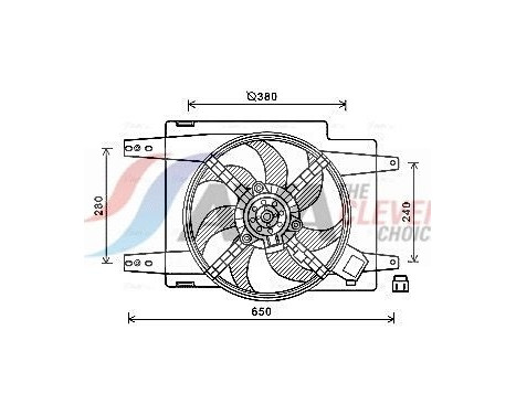 ventilateur de refroidissement AL7526 Ava Quality Cooling