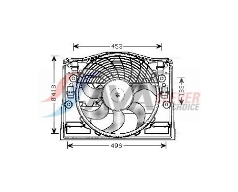 ventilateur de refroidissement BW7513 Ava Quality Cooling