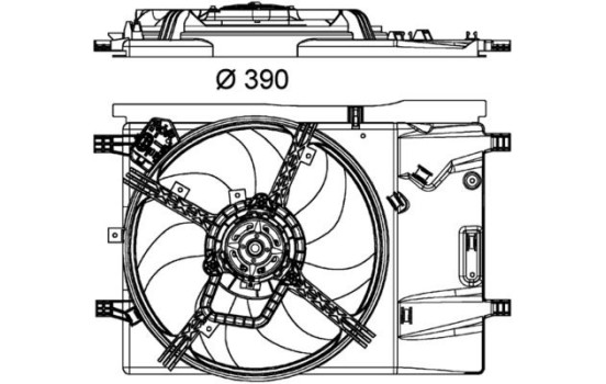ventilateur de refroidissement CFF 181 000P Mahle, Image 2