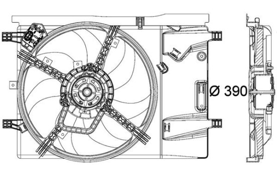 ventilateur de refroidissement CFF 183 000P Mahle, Image 6
