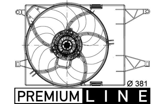 ventilateur de refroidissement CFF 202 000P Mahle