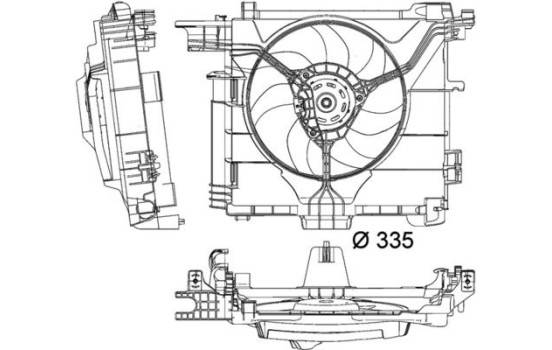 ventilateur de refroidissement CFF 211 000P Mahle, Image 3