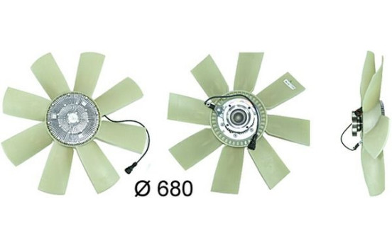 ventilateur de refroidissement CFF 439 000P Mahle, Image 3