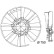 ventilateur de refroidissement CFW 34 000P Mahle
